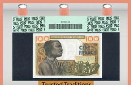 TT PK 0002b 1959 WEST AFRICAN STATES 100 FRANCS PCGS 68 PPQ SUPERB GEM NEW!