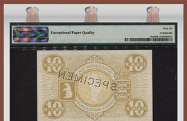 TT PK 0019s2 ND (1953-67) GREENLAND 10 KRONER SPECIMEN PMG 66 EPQ GEM UNCIRCULATED