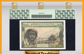 TT PK 0802Tm 1977 WEST AFRICAN STATES 500 FRANCS PCGS 68 PPQ SUPERB NONE FINER!