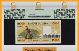 TT PK 0086b 2008 LEBANON BANQUE DU LIBAN 10000 LIVRES PCGS 69 PPQ SUPERB GEM NEW