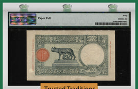 TT PK 1b 1939 50 LIRE ITALIAN EAST AFRICAN SPECIAL SERIES PMG 40 XF ONLY 1 FINER