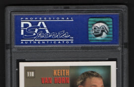 TT 1997 TOPPS CHROME KEITH VAN HORN PSA #118 GEM MT 10 NEW JERSEY NETS TOP 10