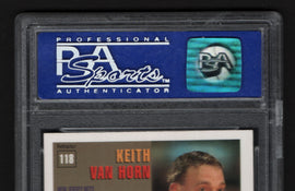 TT 1997 TOPPS CHROME KEITH VAN HORN PSA #118 GEM MINT 9 NEW JERSEY NETS TOP 10