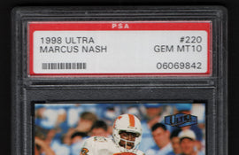 TT 1998 ULTRA MARCUS NASH PSA #220 GEM MT10