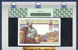 TT PK 0012c 1973-1984 MALI 500 FRANCS "CAMELS" PCGS 69 PPQ SUPERB GEM NEW POP ONE