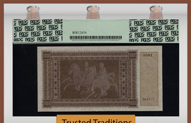 TT PK M0017a 1941 GREECE / IONIAN ISLANDS 1000 DRACHMAI "CAESAR" PCGS 65 PPQ GEM
