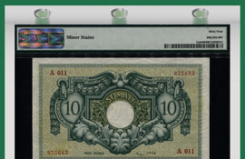 TT PK 0013a 1950 ITALIAN SOMALILAND 10 SOMALI PMG 64 CHOICE UNCIRCULATED