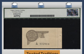 TT PK 014b 1935 INDIA GOVERNMENT OF INDIA 1 RUPEES WATERMARK STAR LCG 66 PPQ GEM