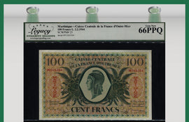 TT PK 34a ND (1961) AUSTRALIA 1 POUND EMERALD GREEN BACK LCG 66 PPQ GEM NEW