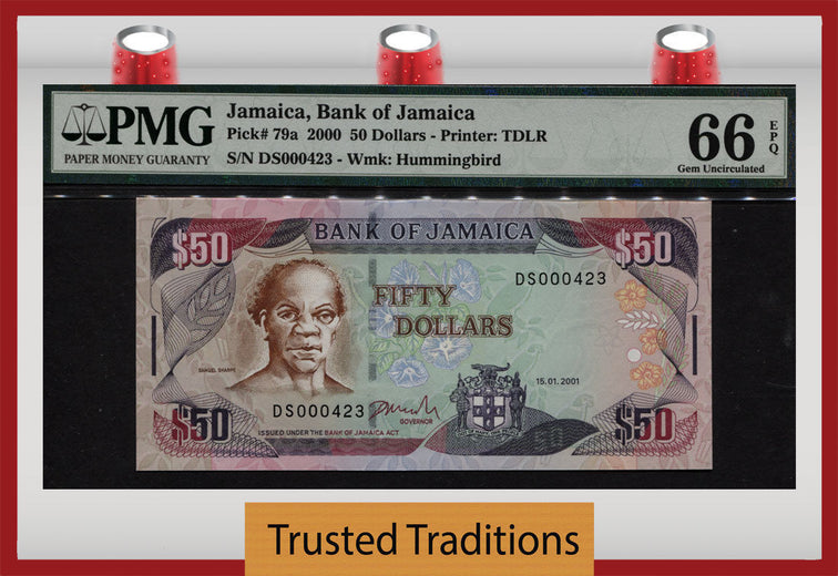 TT PK 0079a 2000 JAMAICA 50 DOLLARS 