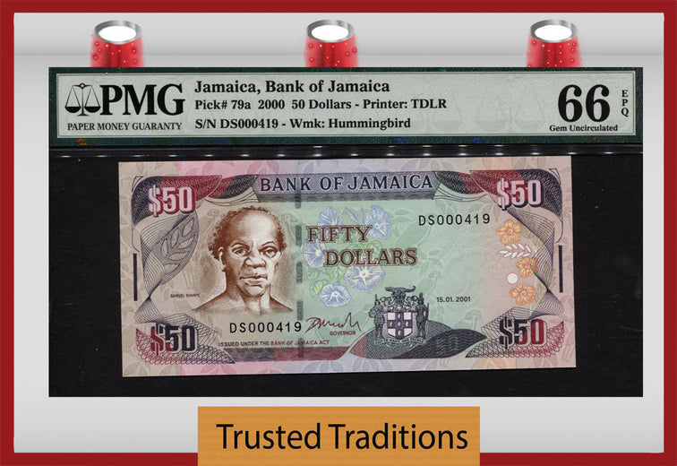TT PK 0079a 2000 JAMAICA 50 DOLLARS 