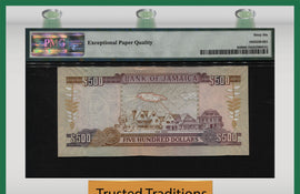 TT PK 0085f 2008 JAMAICA BANK OF JAMAICA 500 DOLLARS PMG 66 EPQ GEM FINEST KNOWN!